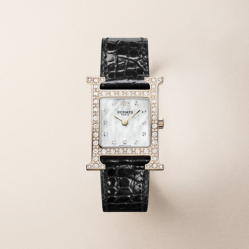 エルメス HERMES H Watch Heure H watch, Small model, 25 mm | Hermès USA
