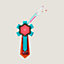 Hexagon rosette, View: front, front, view 3 of 4