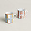 Hidden H set of 2 mugs, View: front, front, view 1 of 3