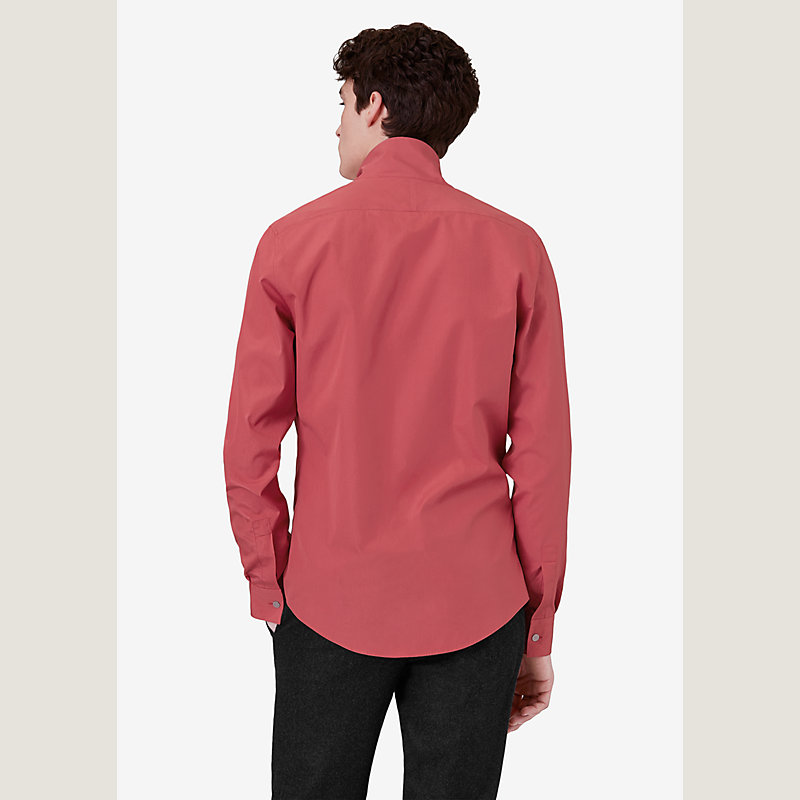 High collar fitted shirt