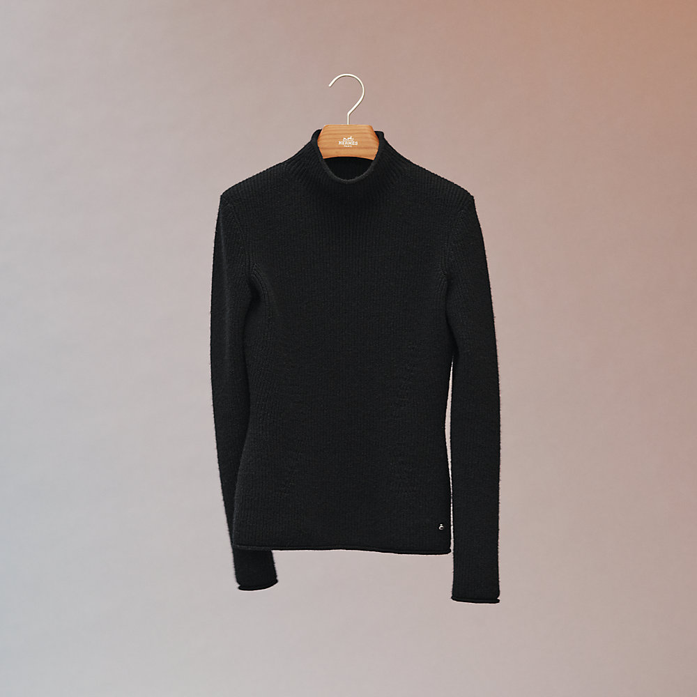 High collar sweater | Hermès Saudi Arabia