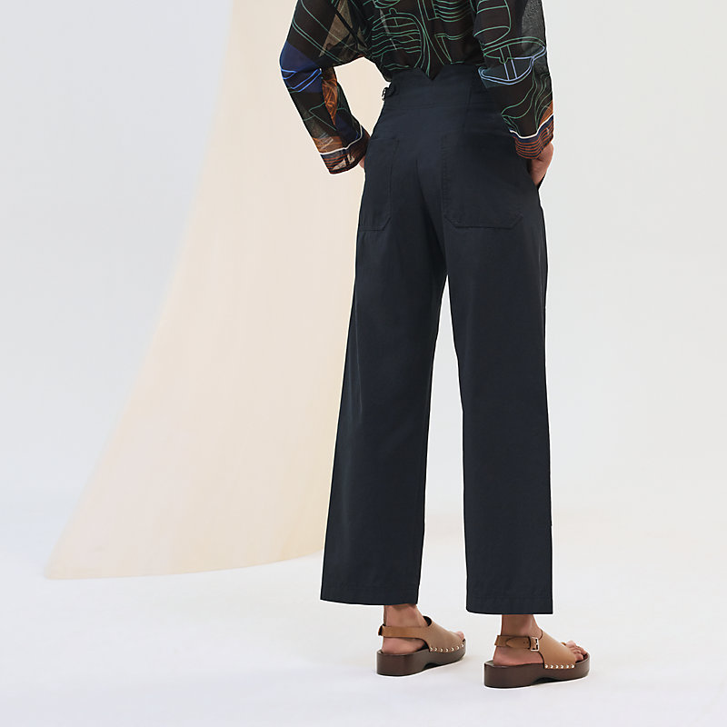 High-waisted chino pants | Hermès Australia