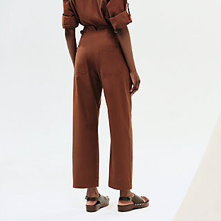 【HERMES】90s cotton slacks イタリア製 Seoul pants with pleats | Hermès Saudi Arabia