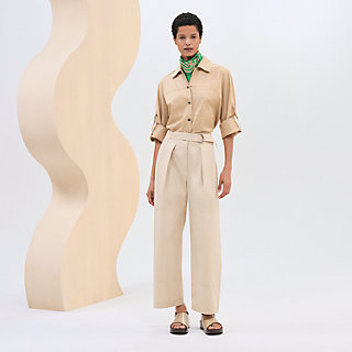 High-waisted chino pants | Hermès USA