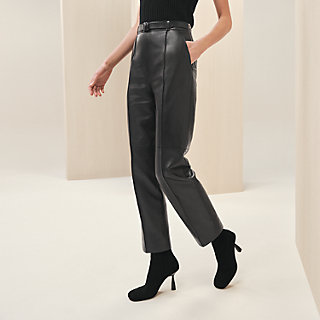 洗練された美しさを引き立てる HERMES Pantalon パンツ Mosaique