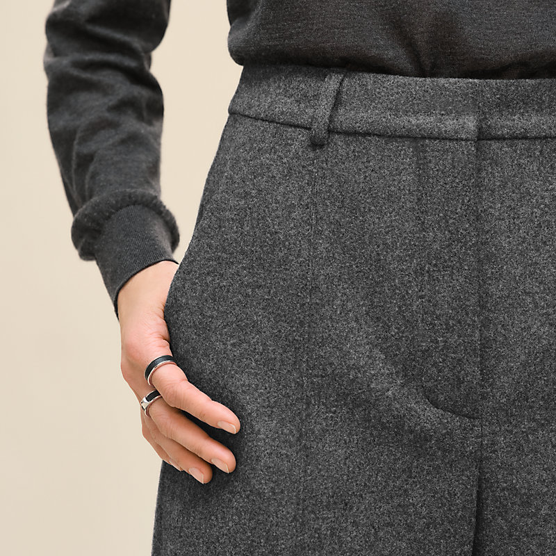 High-waisted pants - Grey | Hermès USA