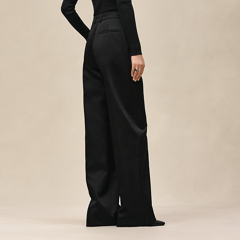 High-waisted wide pants