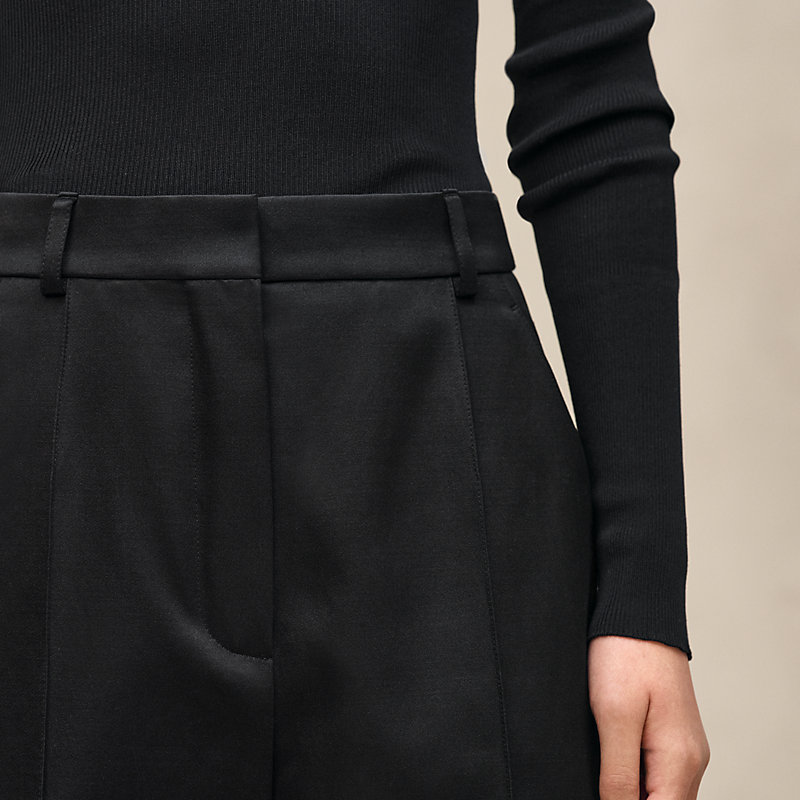 High-waisted wide pants