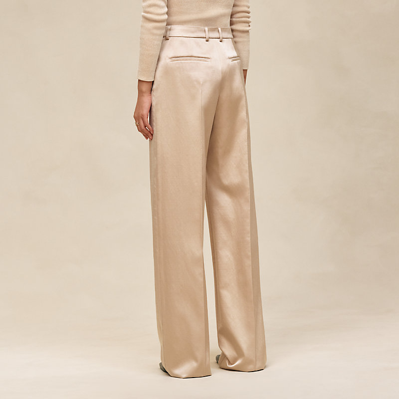 High-waisted wide pants
