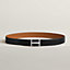 Hisseo belt buckle & Reversible leather strap 32 mm, view 1 of 3