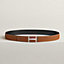 Hisseo belt buckle & Reversible leather strap 32 mm, view 2 of 3