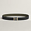 Hisseo belt buckle & Reversible leather strap 32 mm, view 2 of 3