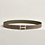 Hisseo belt buckle & Reversible leather strap 32 mm, view 1 of 3