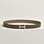Hisseo belt buckle & Reversible leather strap 32 mm, view 2 of 3