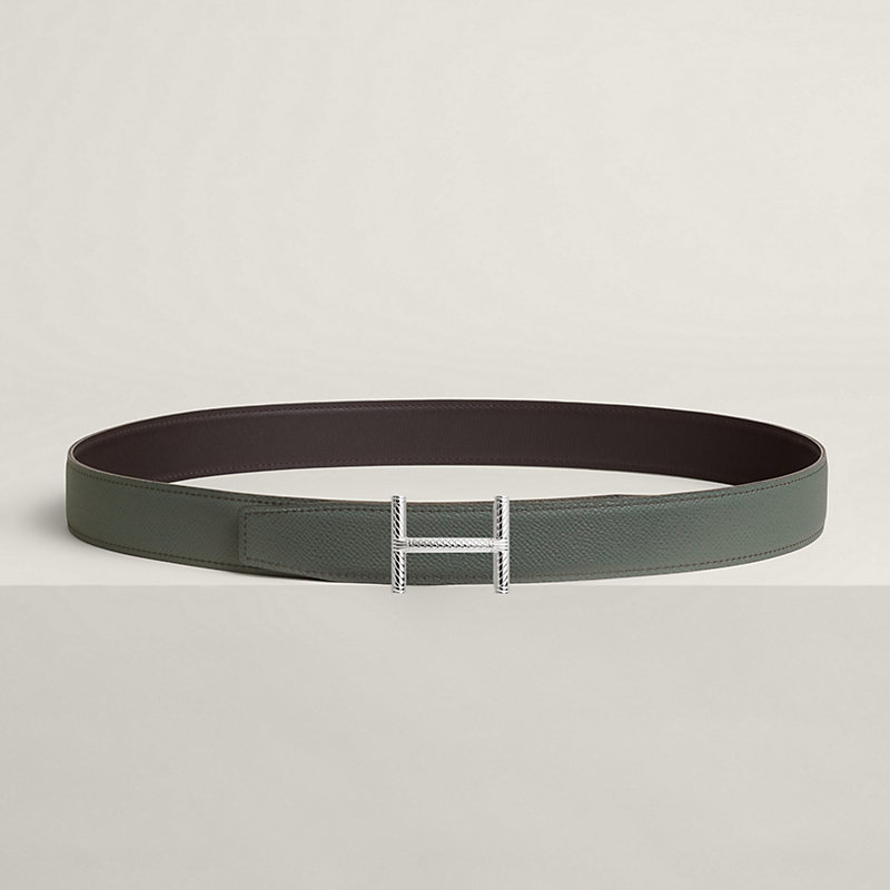 Hisseo皮帶釦& 雙面皮腰帶32 mm | Hermès 愛馬仕台灣地區官網
