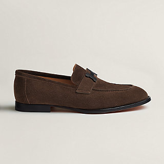【日本未上陸！】HERMES Paris loafer ローファー グリーン 日本未上陸！】HERMES Paris loafer ローファー グリーン