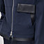 View: Worn, Hooded jacket with leather details