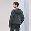 Hooded jacket with leather details, view 2 of 5