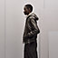 Hooded rib-trim jacket, View: Worn, worn, view 4 of 9
