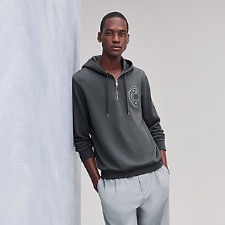 Hooded sweater with Clou de Selle detail | Hermès Macau SAR Hooded sweater with Clou de Selle detail | Hermès Macau SAR