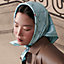 I Like Flowers scarf 70, View: Worn, worn, view 2 of 3