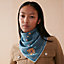 I Like Flowers scarf 70, View: Worn, worn, view 2 of 3