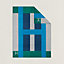 Ikat H Echelle blanket, View: Back, back, view 3 of 5