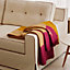 Ikat H Echelle blanket, View: Worn, worn, view 5 of 5
