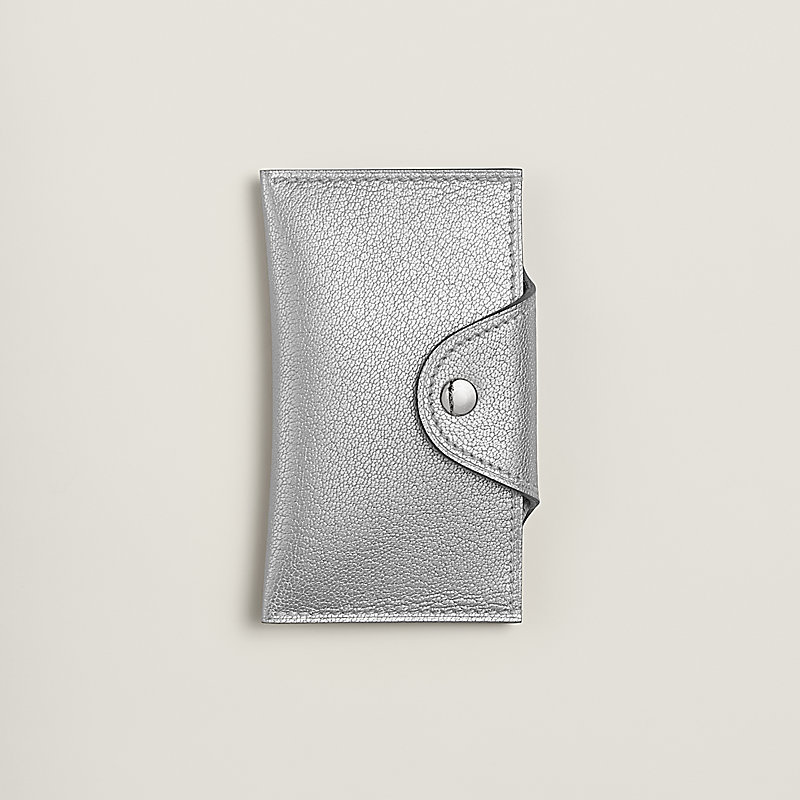 Iliade card holder - Grey | Hermès Canada