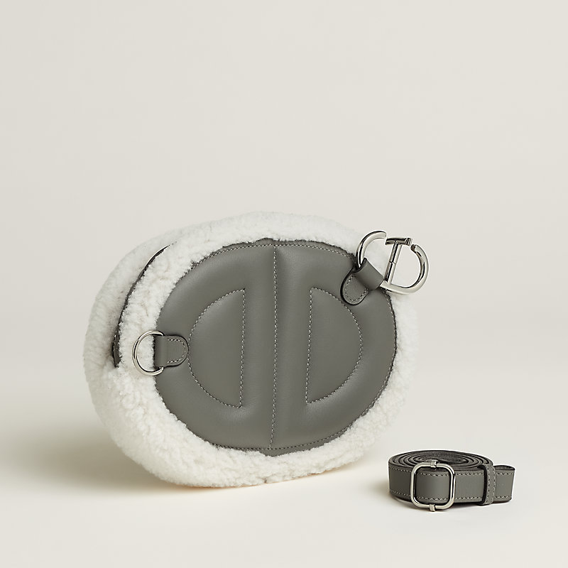 注目度◎【HERMES】In The Loop ベルトバッグ ブラック Hermès Black Swift In-The-Loop Belt Bag Palladium Hardware