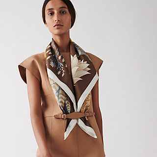 Index Bromeliaceae scarf 90 | Hermès USA