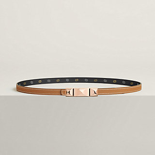Infini belt buckle & Hermès sur Mer reversible leather strap