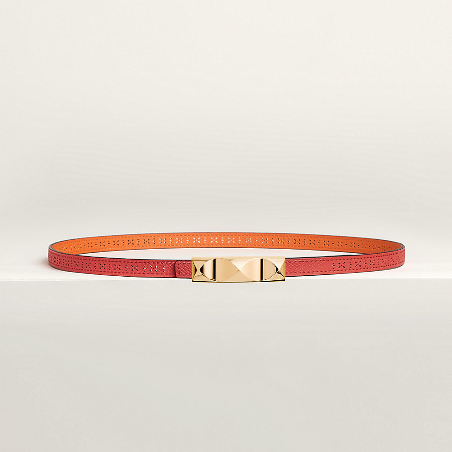 Infini belt buckle & Reversible leather strap 13 mm | Hermès