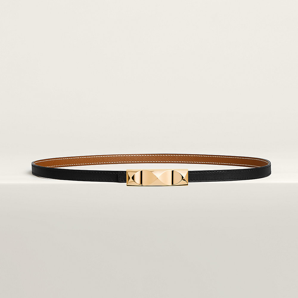 Infini belt buckle & Reversible leather strap 13 mm | Hermès USA