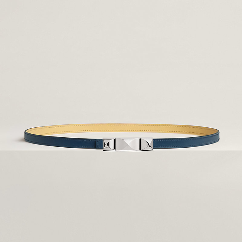 Infini belt buckle & Reversible leather strap 13 mm