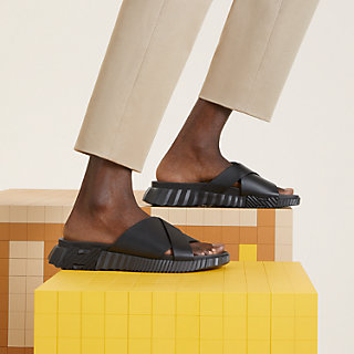 Infra sandal - Black | Hermès Macau SAR