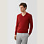Inverted cashmere V-neck sweater, View: Worn, worn, view 2 of 4
