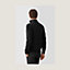 Inverted cashmere zip-neck sweater, View: Back, back, view 4 of 5