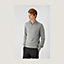 Inverted cashmere zip-neck sweater, View: side, side, view 2 of 3