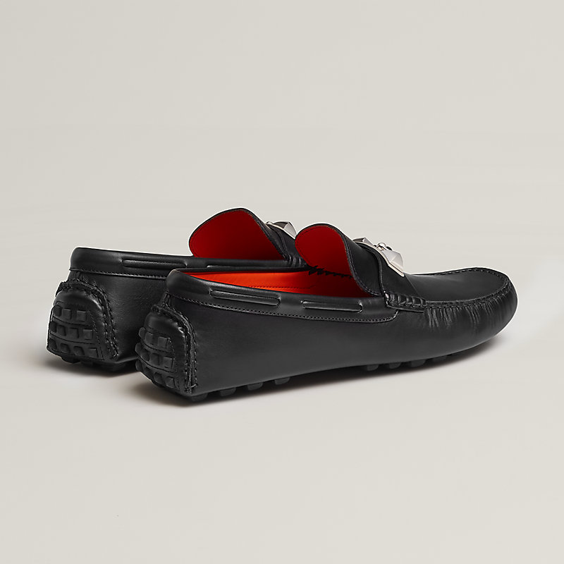 Men Leather Driving Shoes Black Blue Loafers Men Leather Outdoor Shoes Men
