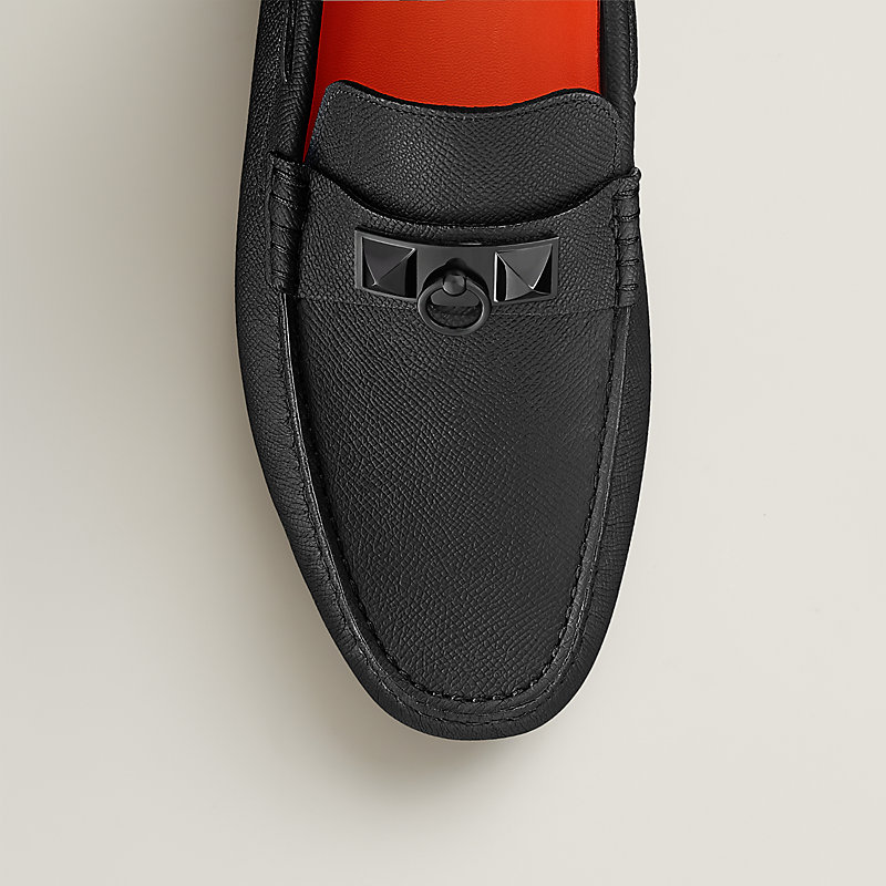 新品未使用 HERMES 【40サイズ】 モカシン Irving メドール金具 モカシン-《ロワイヤル》--