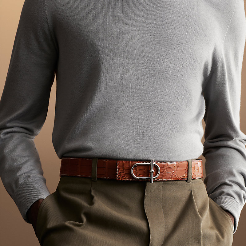 Ithaque belt buckle & Leather strap 38 mm | Hermès Hong Kong SAR