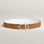 Ithaque belt buckle & Reversible leather strap 38&nbsp;mm, View: , view 1 of 2