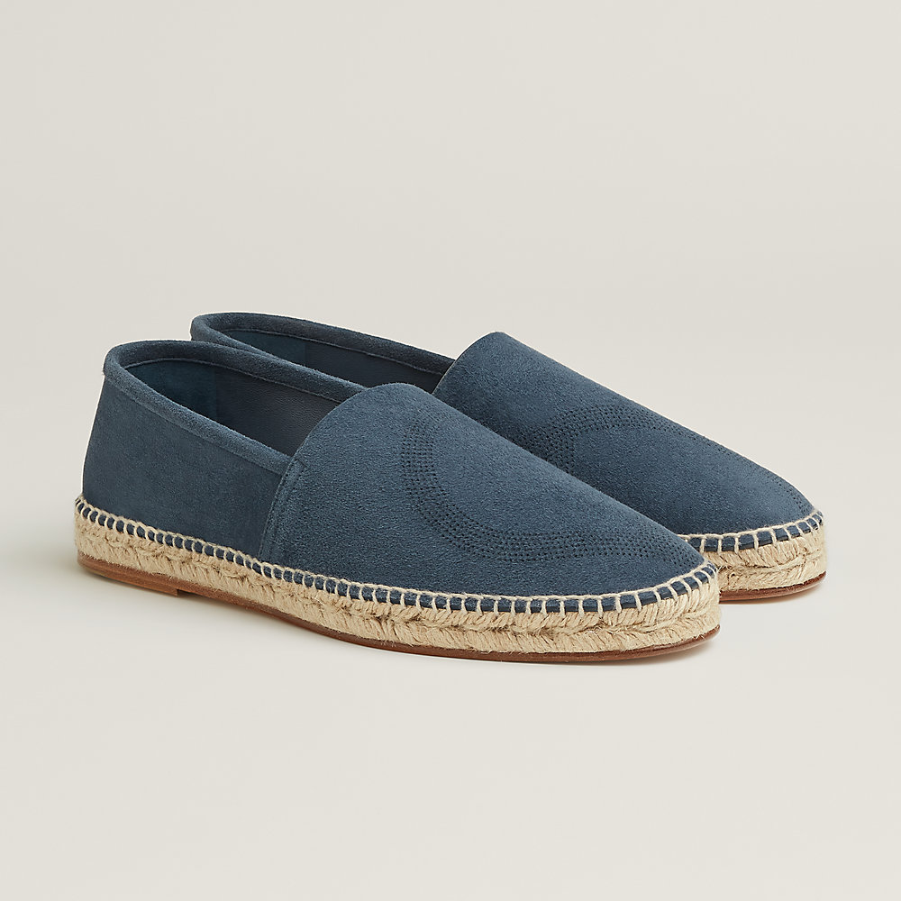 Hermès Navy Blue Antigua Espadrilles Sandals Leather espadrilles Hermès Blue size 43 EU in Leather - 44907258 main image 3