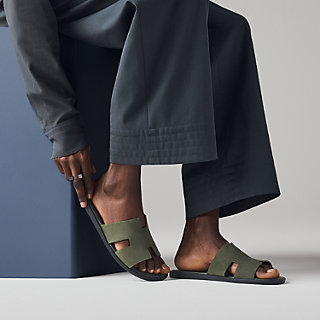 HERMES バングル・緑 レザー - グリーン - レディス, ファッションジュエリー