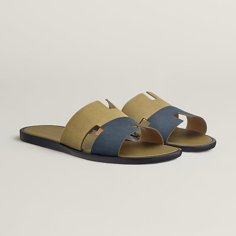 Hermes Izmir Sandal Gold Smooth Calfskin Leather