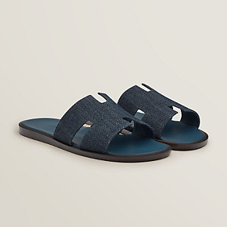 hermes blue sandals