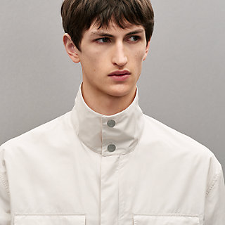 Jacket shirt with gusset pocket | Hermès Canada