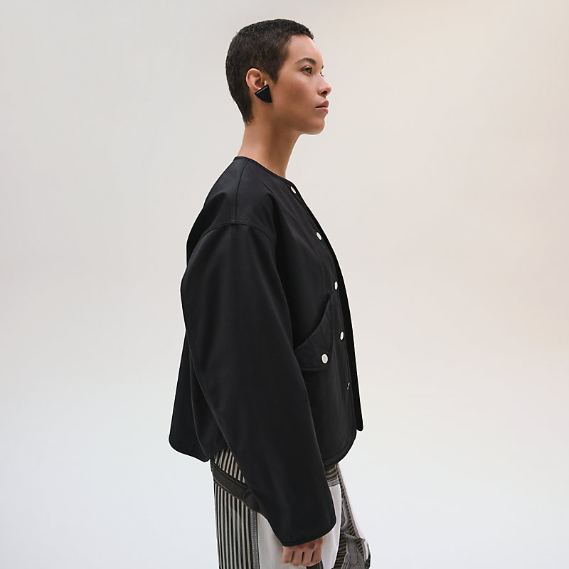 Jacket with equestrian details | Hermès Australia