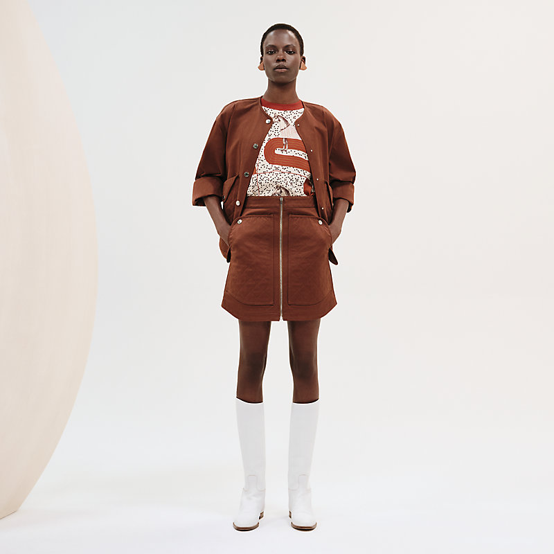 Jacket with equestrian details | Hermès Canada